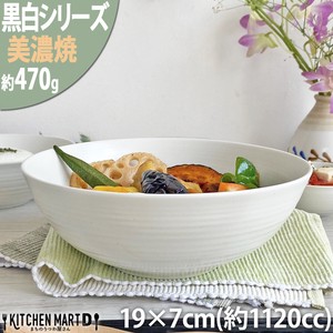 Mino ware Donburi Bowl White 19cm