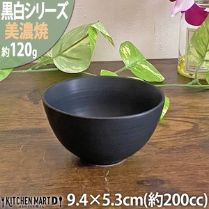 【黒白】湯呑 美濃焼 カップ コップ 煎茶/ブラック 628-13-60E