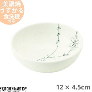 美浓烧 午餐盘 陶器 餐具 日式餐具 条纹/线条 日本国内产 12cm 日本制造