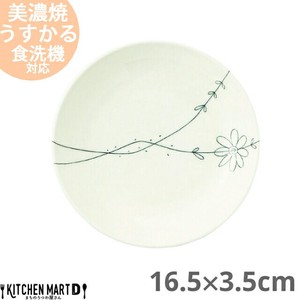美浓烧 小餐盘 餐具 条纹/线条 16.5cm