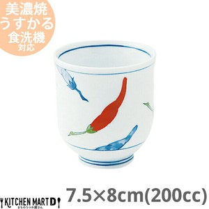 美浓烧 日本茶杯 陶器 日式餐具 200cc 日本制造