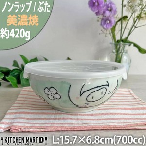 大钵碗 陶器 L尺寸 猪 700cc