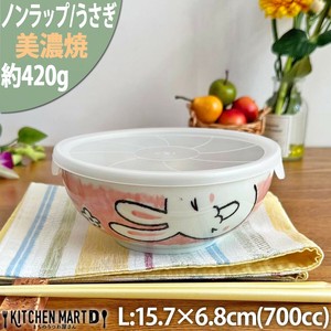 大钵碗 陶器 兔子 L尺寸 700cc