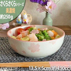 美浓烧 小钵碗 小碗 Sakura-Sakura 13.5cm