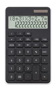 アスカ　計算式表示電卓 C1242BK