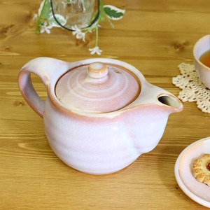 萩烧 日式茶壶 陶器 餐具 日本国内产 1个 日本制造