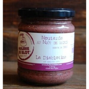 【原料不足による製造中断のため入荷未定】Huilerie de Blot ぶどう果汁入りマスタード（200g）