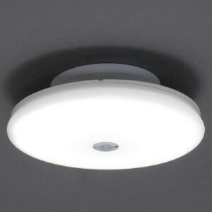 【アイリスオーヤマ　照明　家庭照明】　LED小型シーリングライト　薄形　1200lm　昼白色　人感センサー付