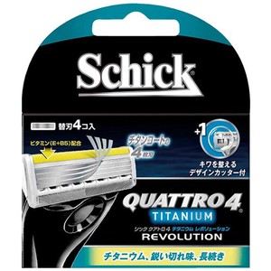 シック・ジャパン クアトロ4チタニウムレボリューション 替刃（4コ入）