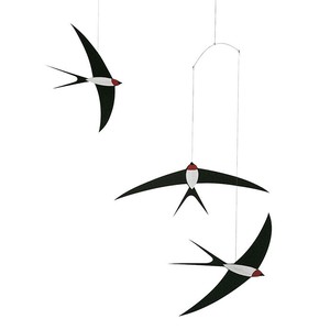 【北欧/ベビー】[Flensted hanging art]スワロー モビール《モビール》