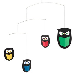 【北欧/ベビー】[Flensted hanging art]ワイゼスト アウルズ《モビール》