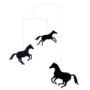 【北欧/ベビー】[Flensted hanging art]ホース《モビール》