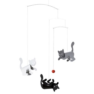 【北欧/ベビー】[Flensted hanging art]キティーキャッツ《モビール》