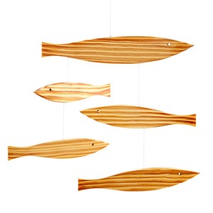 【北欧/ベビー】受発注品[Flensted hanging art]フローティングフィッシュ《モビール》