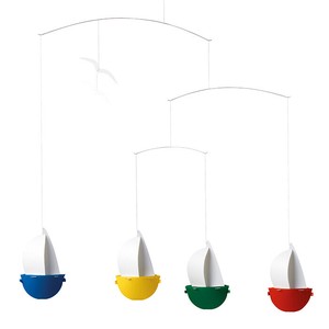 【北欧/ベビー】[Flensted hanging art]セールファン《モビール》