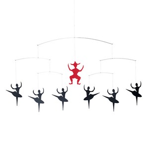【北欧/ベビー】[Flensted hanging art]H.C.アンデルセン バレエ《モビール》