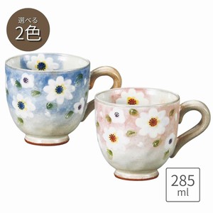 Mino ware Mug Pink Blue 285ml Made in Japan