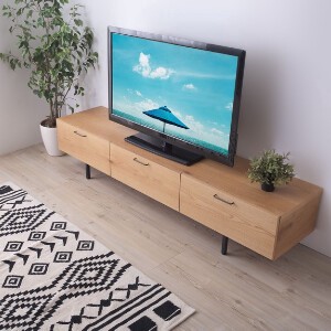 テレビ台　テレビボード　200　リビングボード　TVボード200　木製　北欧 【代引不可】