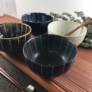 黒マット十草小丼 丼ぶり 日本製 美濃焼 陶器