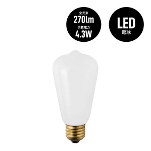 VINTAGE LED BULB WHITE E26 / 全方向型LED電球 ヴィンテージタイプ ホワイト E26 電球色