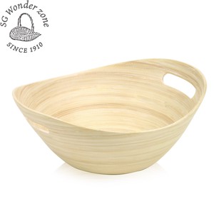 Bamboo Kuchen Style(oval bowl) オーバルボウル 竹 横30cm ボウル 皿 オーバル ナチュラル