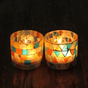 Mosaic Candle Stand