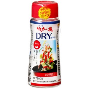 伯方の塩 DRY（ボトル） 200g x5 【塩】