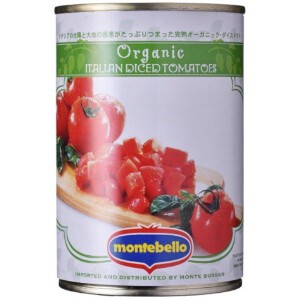 モンテベッロ 有機 ダイストマト 400g x24 【ジャム・はちみつ】