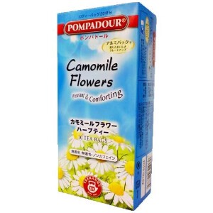 ポンパドール カモミールフラワー ティーバッグ 1.5gX10袋 x6 【紅茶】