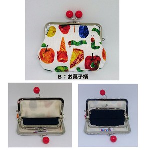 Pouch The Very Hungry Caterpillar Gamaguchi Coin Purse Sweets Fruits Made in Japan