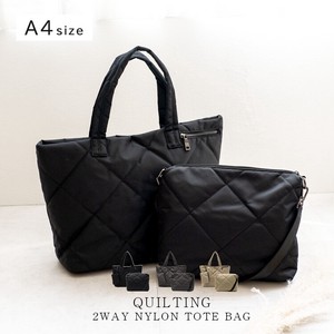 Tote Bag Nylon Quilted
