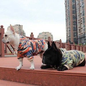 【即納】迷彩パーカー ペット服  カモフラ ドッグウェア 犬服