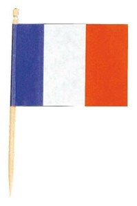 【日本製】ランチ旗　フランス（200本入）