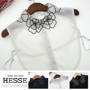 NEW色追加‼お花形シャツカラー付け衿　sac046