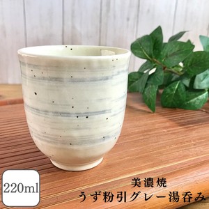 美浓烧 日本茶杯 陶器 220cc 日本制造