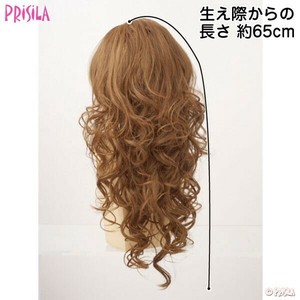 ハーフキャップ　ギャル盛りロングカール ウィッグ