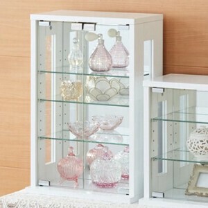 卓上コレクションケース 縦型（ホワイト）