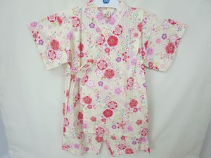 儿童浴衣/甚平 新款 花卉图案 日本制造