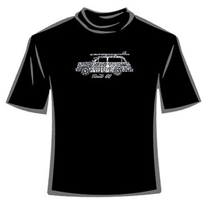 セール品【RT 66】Tシャツ RT 66 Woody Car 66-LA-TS-WOODY-BK