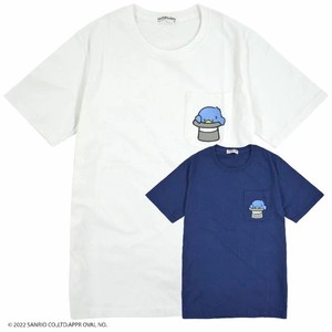 T 恤/上衣 口袋 刺绣 卡通人物 短袖 Sanrio三丽鸥 山姆企鹅