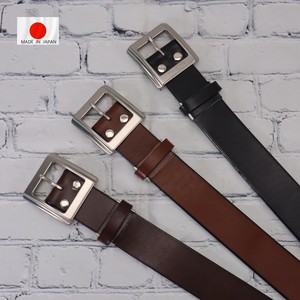 Belt Cattle Leather 40mm Made in Japan
