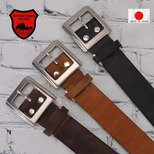 Belt Cattle Leather 40mm Made in Japan