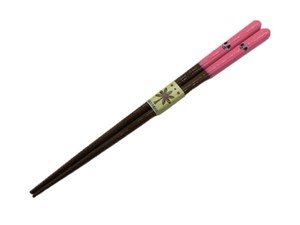 筷子 粉色 18cm