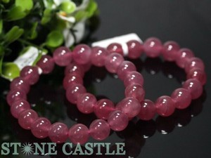 ☆高品質☆【ブレスレット】ディープスターローズクォーツ (6A) (約9.5〜10mm) 【天然石】