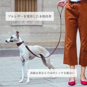 犬用 散歩 リード 本格ブルレザー使用革犬具 VIP リード