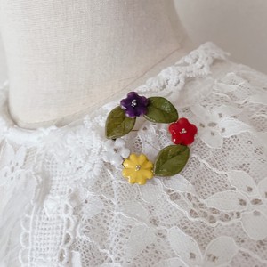 Brooche Colorful Flowers