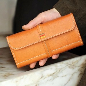 长款钱包 刺绣 男女兼用 5颜色 日本制造