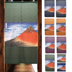 Japanese Noren Curtain Red-fuji Made in Japan