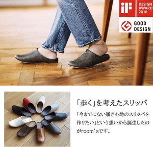 [Classic] room's - room shoes/slippers leather-style