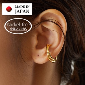 金耳夹 耳夹 宝石 日本制造